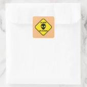Stickers VAN ALIEN ONBOARD FUNNY (Tas)