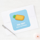 Stickers van anananassap Float Pool Birthday (Envelop)