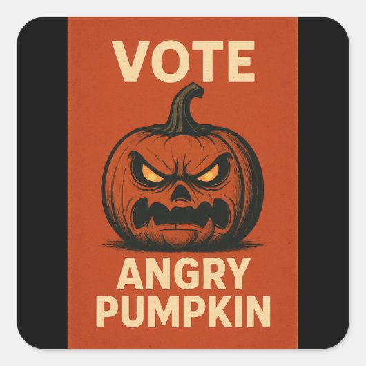 Stickers van Angry Pumpkin (Voorkant)