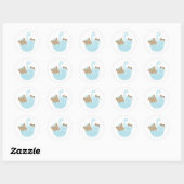 Stickers van baby shower of Vrijgezellenfeest (Vel)