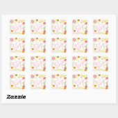 Stickers van Baby shower van zoete Vloeren (Vel)