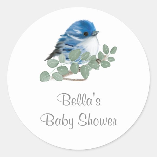 Stickers van Baby showers (Voorkant)