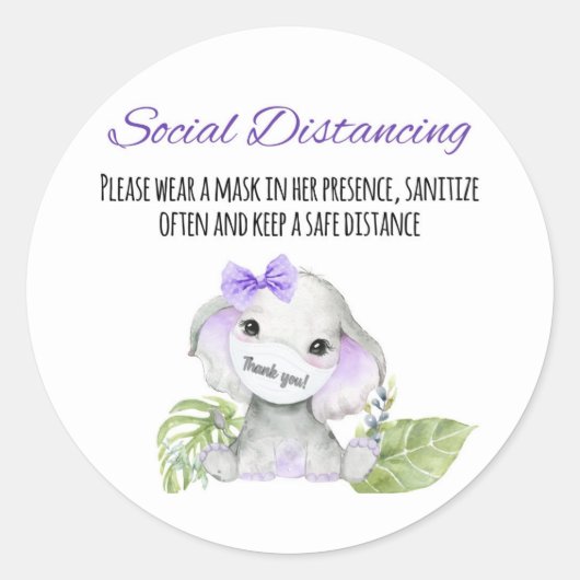 stickers van baby showers, labels, sociale baby op (Voorkant)