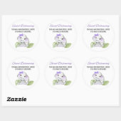 stickers van baby showers, labels, sociale baby op (Vel)