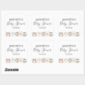 Stickers van Baby showers van kalveren (Vel)