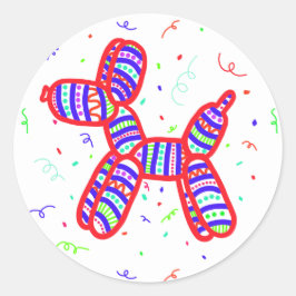 Stickers van Ballon Dogs Party