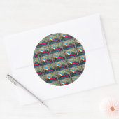 stickers van blauwe/rode zeemeermin (Envelop)