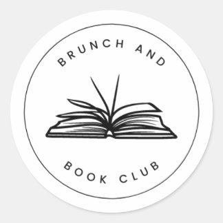 Stickers van Brunch en Book Club