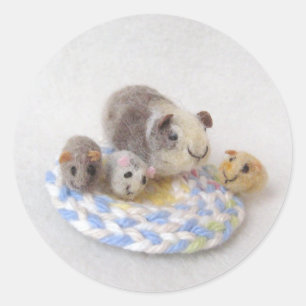 Stickers van cavia's