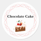 Stickers van chocolade (Voorkant)