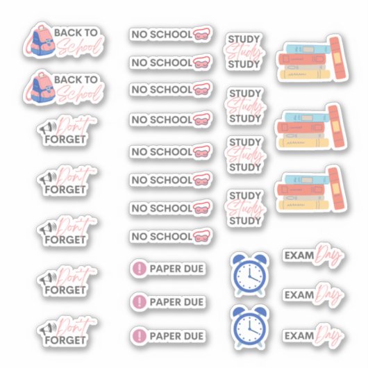 Stickers van College Planner (Voorkant)