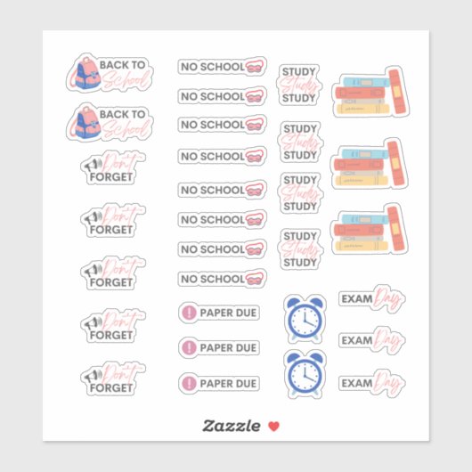 Stickers van College Planner (Vel)