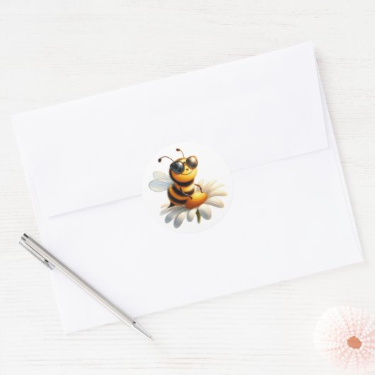Stickers van Cute Bee (Envelop)