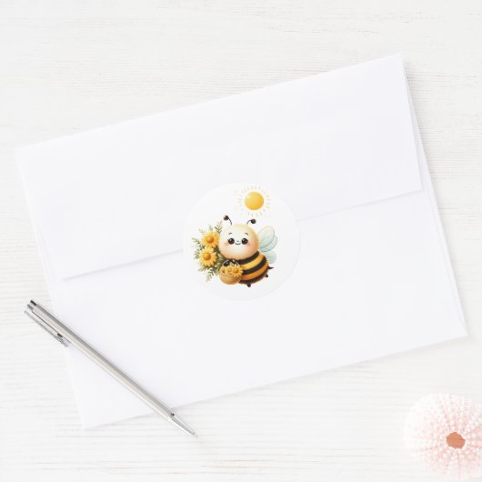 Stickers van Cute Bee (Envelop)