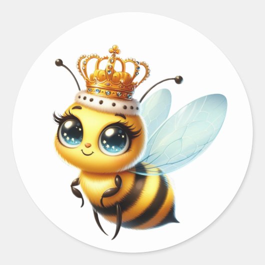 Stickers van Cute Bee (Voorkant)