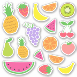 Stickers van Cute Fruit - TWEEtti Frutti Birthday