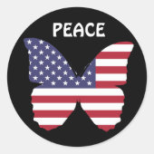 stickers van de amerikaanse vlinder (Voorkant)