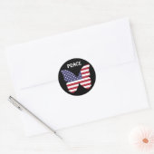stickers van de amerikaanse vlinder (Envelop)