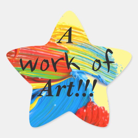 Stickers van de "bekroonde" kunstleraar (Voorkant)