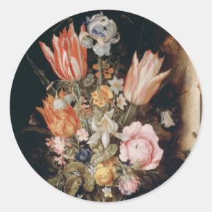 Stickers van de bloemen van Van den Berghe