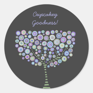 Stickers van de Boom van de Cirkel van Toppers van