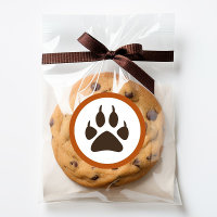 Stickers van de bosthema Birthday Round - Wolf