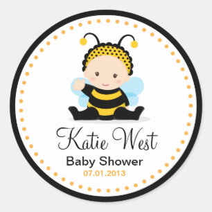 Stickers van de Bumble Bee Party Circle