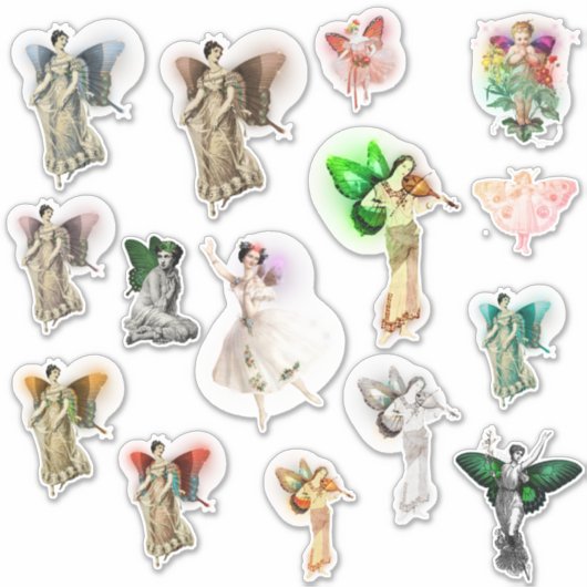  Stickers van de Fairies Assorbitant (Voorkant)