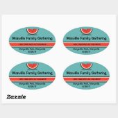 Stickers van de familie Watermeloen (Vel)