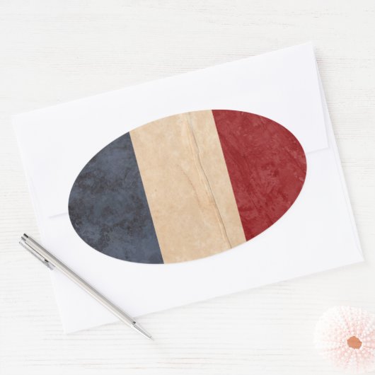Stickers van de Franse vlag (Envelop)