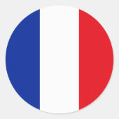 Stickers van de Franse vlag (Voorkant)
