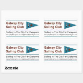 Stickers van de Galway City Sailing Club (Vel)