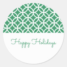 Stickers van de Green Classy Diamond Holiday