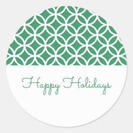 Stickers van de Green Classy Diamond Holiday