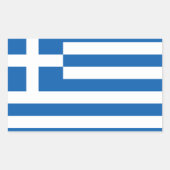 Stickers van de Griekse vlag * Ελλάδα (Voorkant)