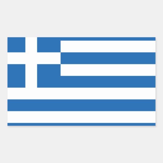 Stickers van de Griekse vlag * Ελλάδα (Voorkant)