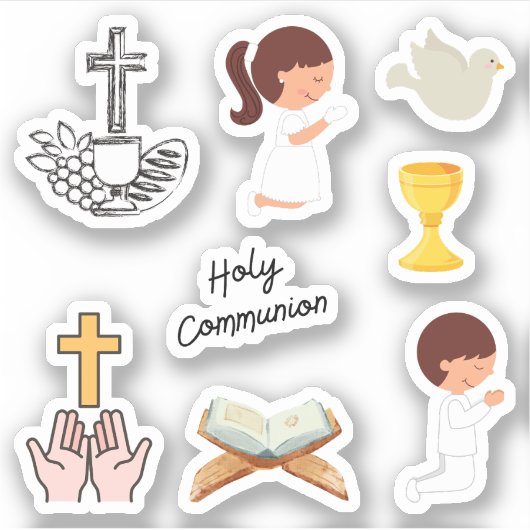 Stickers van de Heilige Communie (Voorkant)