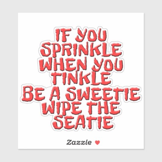 Stickers van de Humor van de Bathroom (Vel)