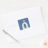Stickers van de kerk van Santorini (Envelop)