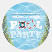 Stickers van de Kinder poolpartij - levering van g (Voorkant)