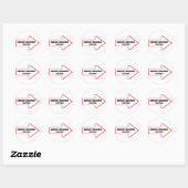 Stickers van de klachtenafdeling (Vel)