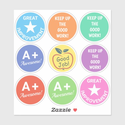 Stickers van de leraar (Vel)