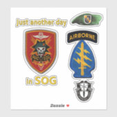Stickers van de MAC-V-SOG van de speciale strijdkr (Vel)