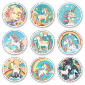 Stickers van de Magische Unicorn (Voorkant)