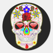 stickers van de mexicaanse schedel (Voorkant)