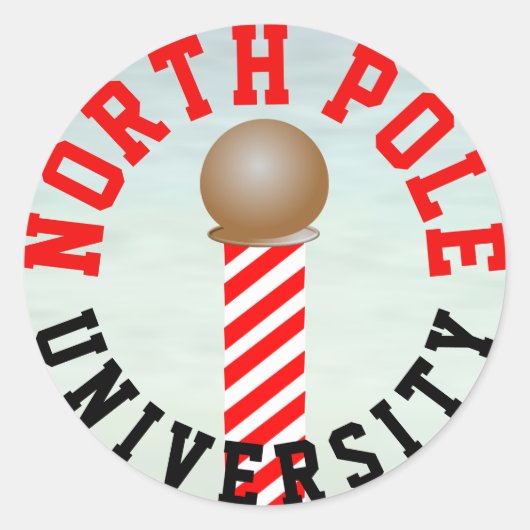 Stickers van de North Pole University (Voorkant)