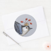 stickers van de nuthatch met witte borst (Envelop)