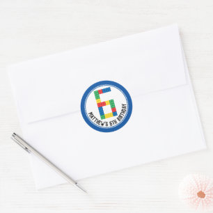 Stickers van de Partij voor het Bouwblok voor de 6