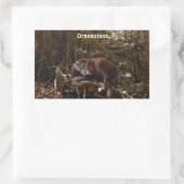 Stickers van de Primaat van orangoetans & van de (Tas)