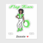 Stickers van de Ring van het Team van de vlag (Gro (Vel)